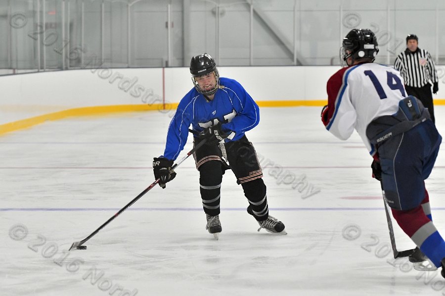 Wheaton College Men\'s Ice Hockey vs Middlesex Community College. - Photo By: KEITH NORDSTROM